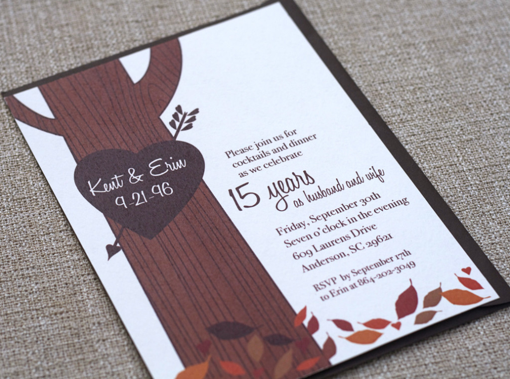 fall invitation